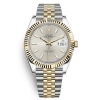 Rolex Men Datejust Classic Watches Oyster 41 mm in Oystersteel and Yellow Gold-Silver