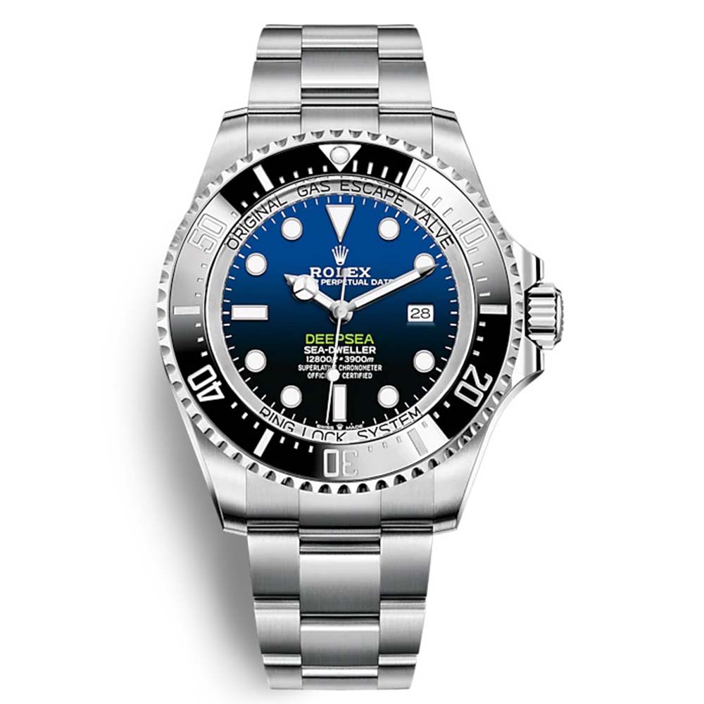 Rolex Men Deepsea Professional Watches Oyster 44 mm in Oystersteel-Blue (1)