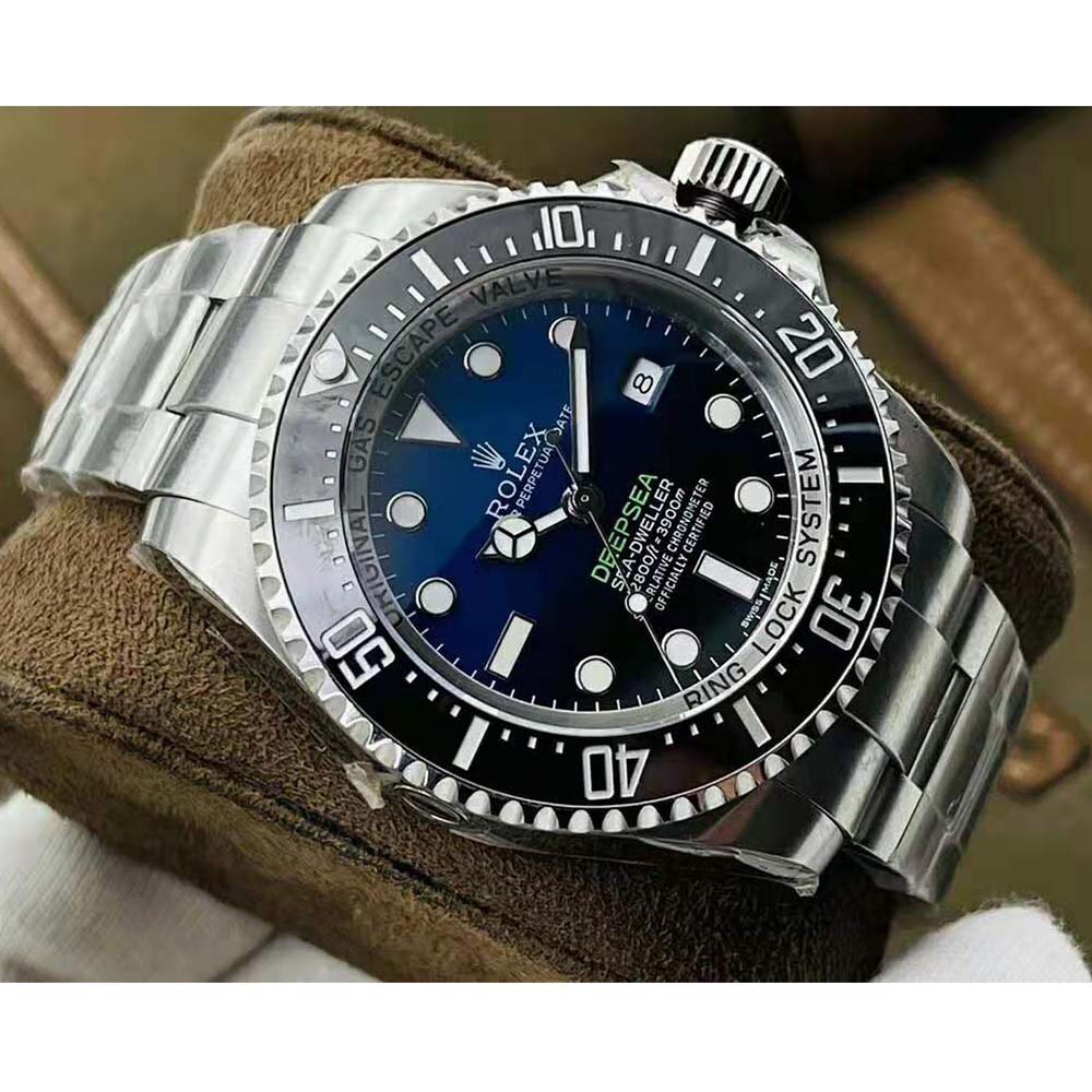 Rolex Men Deepsea Professional Watches Oyster 44 mm in Oystersteel-Blue (2)