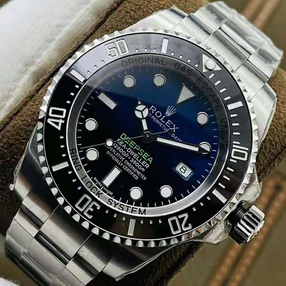 Rolex Men Deepsea Professional Watches Oyster 44 mm in Oystersteel-Blue (3)