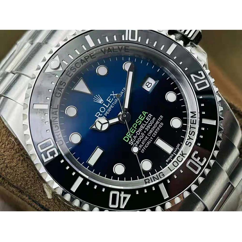 Rolex Men Deepsea Professional Watches Oyster 44 mm in Oystersteel-Blue (4)