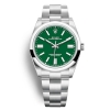 Rolex Men Oyster Perpetual Classic Watches 41 mm in Oystersteel-Green