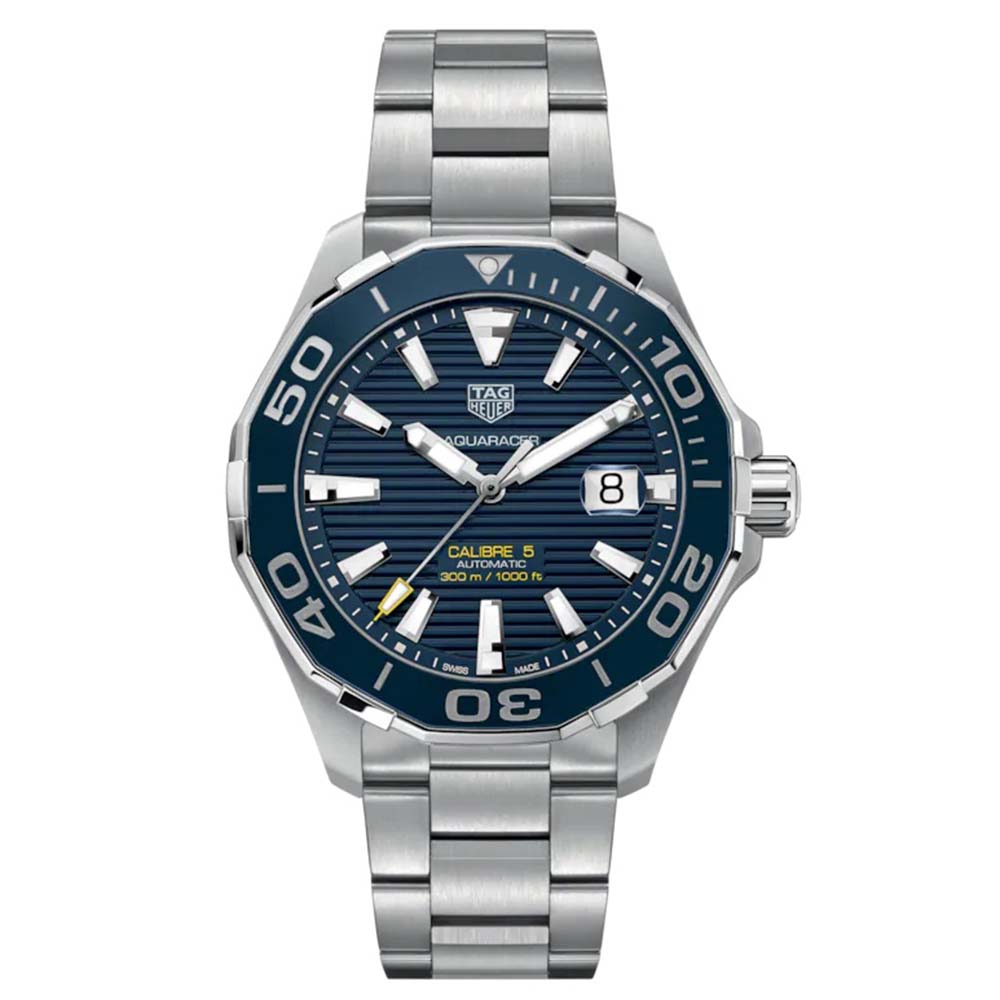 TAG Heuer Men Aquaracer Automatic Watch 43 mm-Blue (1)