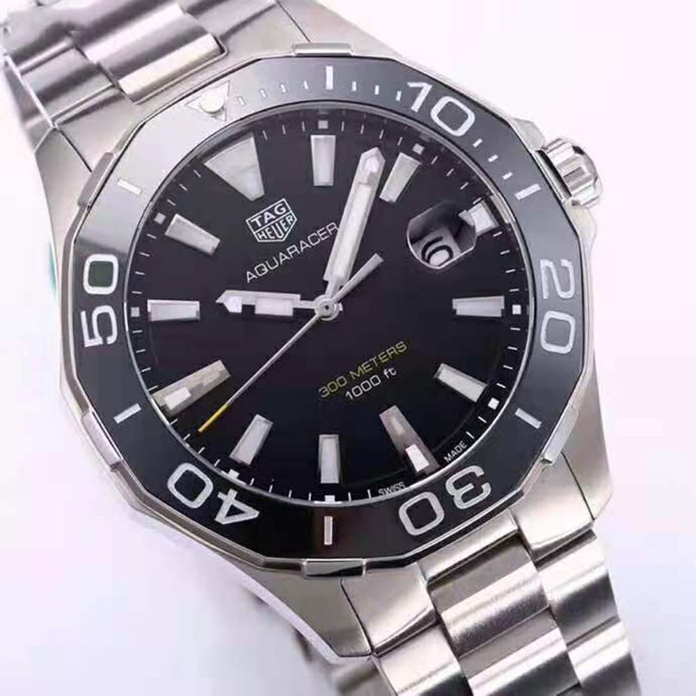 TAG Heuer Men Aquaracer Quartz Watch 43 mm-Black (5)