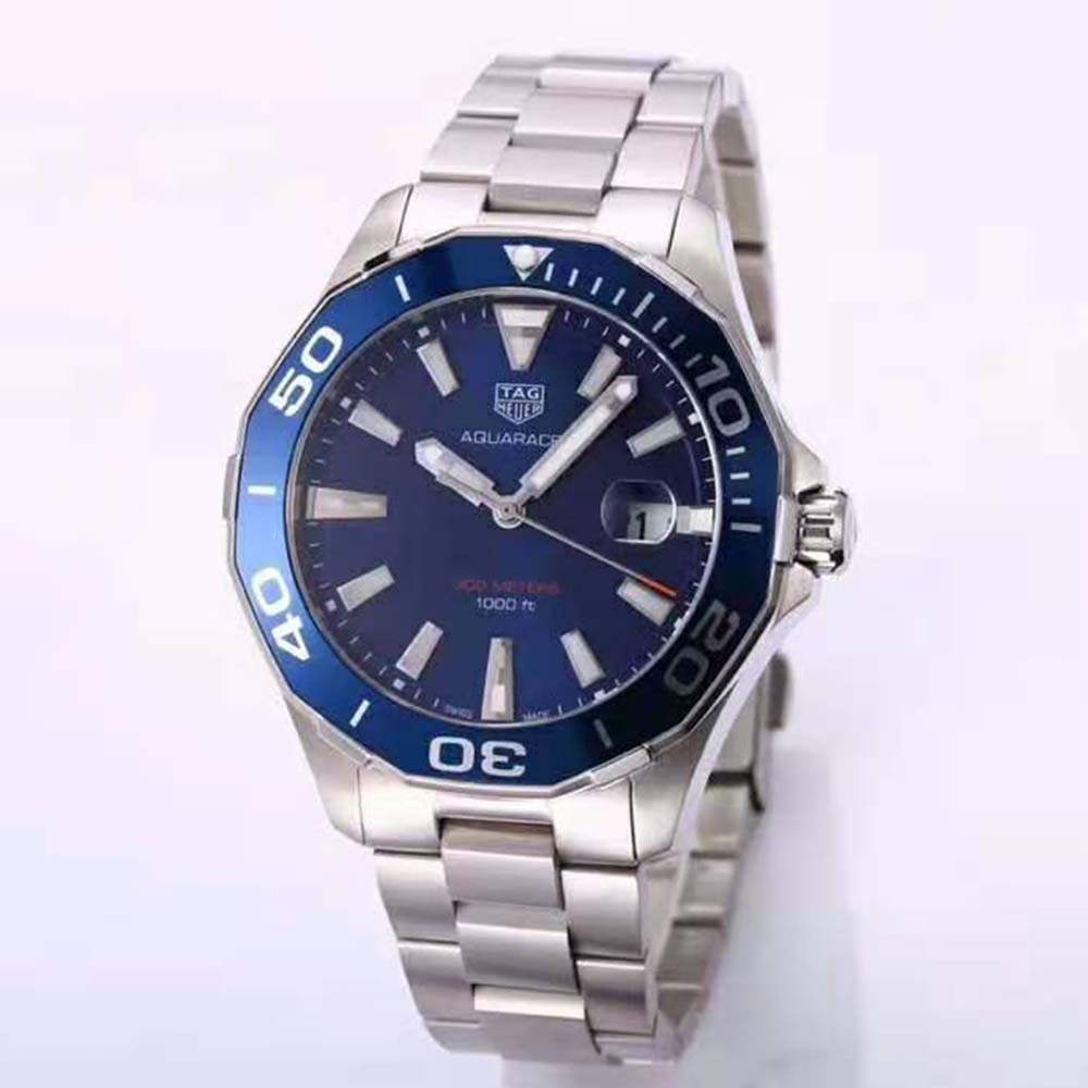 TAG Heuer Men Aquaracer Quartz Watch 43 mm-Blue (2)