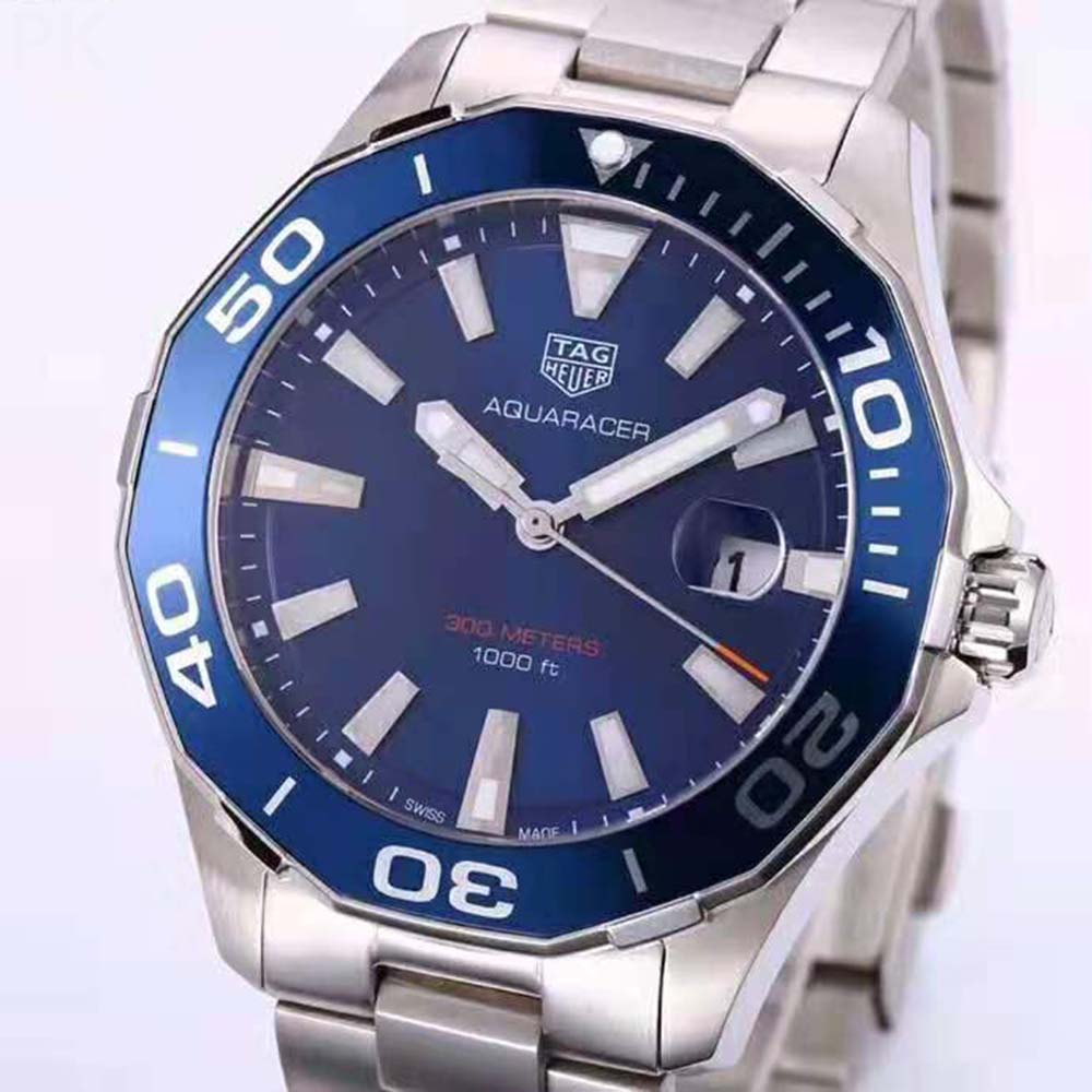 TAG Heuer Men Aquaracer Quartz Watch 43 mm-Blue (3)
