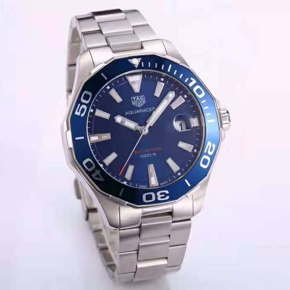 TAG Heuer Men Aquaracer Quartz Watch 43 mm-Blue (4)