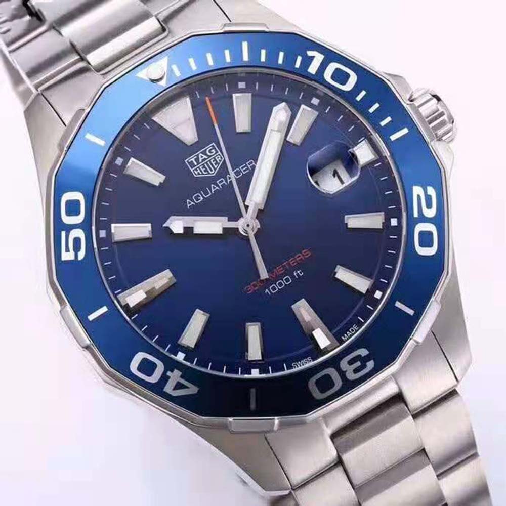 TAG Heuer Men Aquaracer Quartz Watch 43 mm-Blue (5)