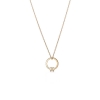Tiffany T Pendant Necklaces in Gold with a Baguette Diamond