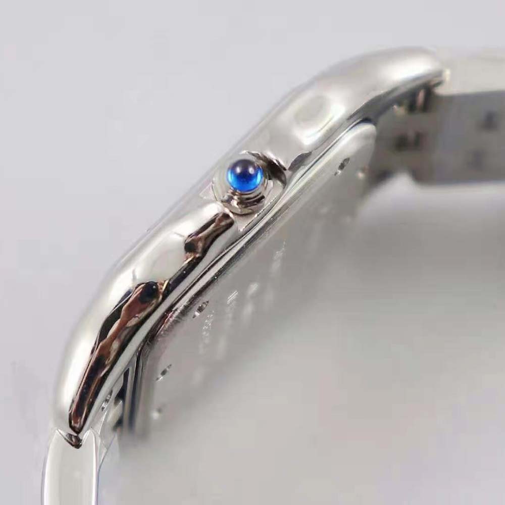 Women Panthère De Cartier Watch Medium Model Quartz Movement in Steel-Silver (5)