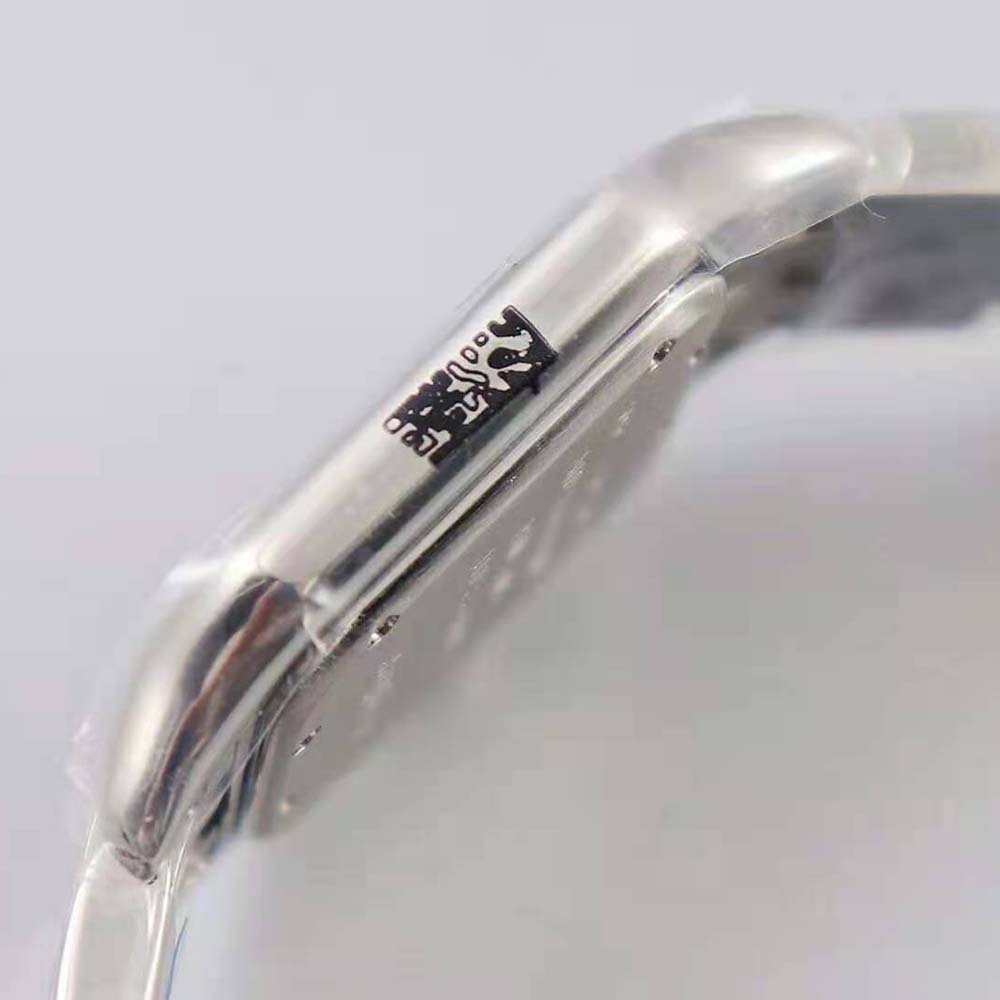 Women Panthère De Cartier Watch Medium Model Quartz Movement in Steel-Silver (6)