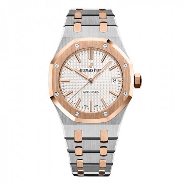 Audemars Piguet Unisex Royal Oak Selfwinding 37 mm in Stainless Steel-White (1)