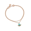 Bulgari Divas Dream Bracelet in Rose Gold with Turquoise-Blue