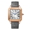 Cartier Men Santos-Dumont Watch Extra-Large Model in Pink Gold-Silver