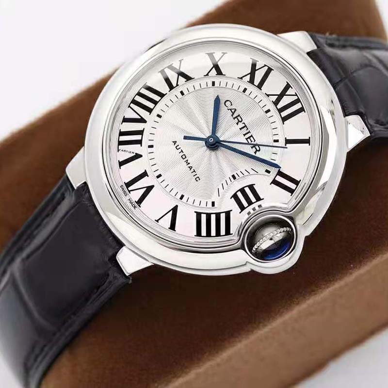 Cartier Unisex Ballon Bleu De Cartier Watch 36 mm in Steel-Silver (3)