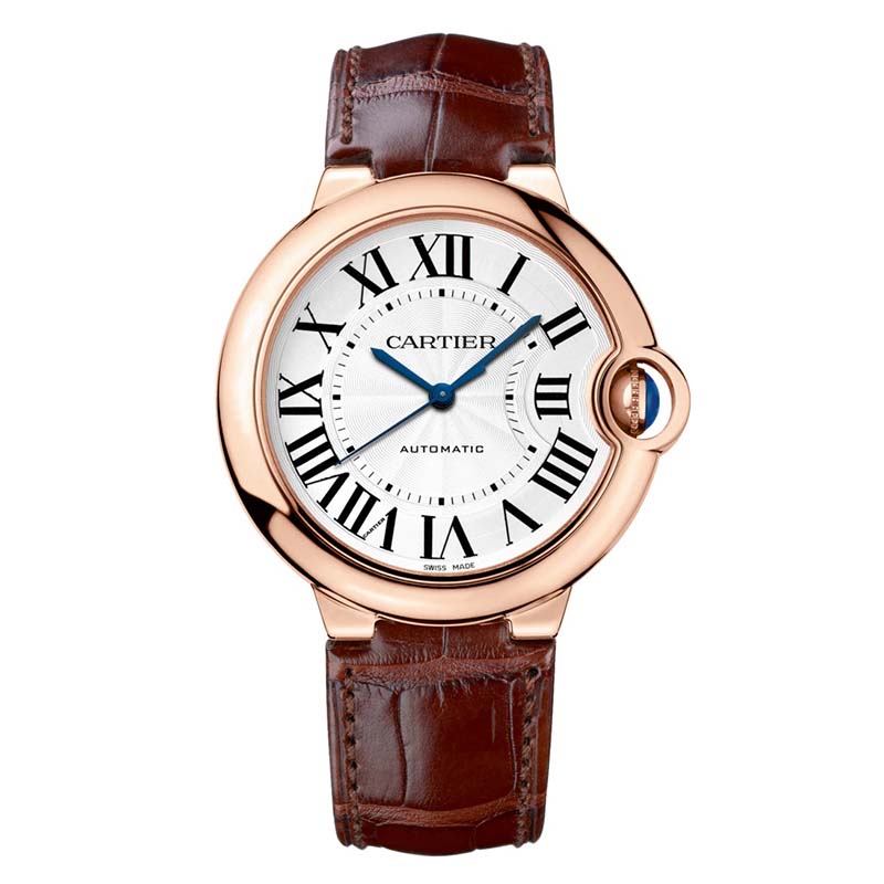 Cartier Unisex Ballon Bleu De Cartier Watch 36mm Automatic Movement in Pink Gold (1)