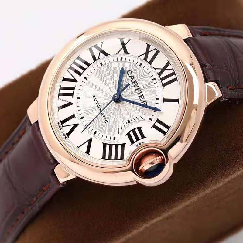 Cartier Unisex Ballon Bleu De Cartier Watch 36mm Automatic Movement in Pink Gold (3)