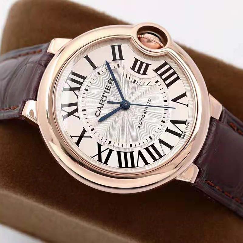 Cartier Unisex Ballon Bleu De Cartier Watch 36mm Automatic Movement in Pink Gold (4)