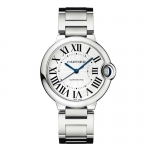 Cartier Unisex Ballon Bleu De Cartier Watch 36mm Automatic Movement in Steel-Silver