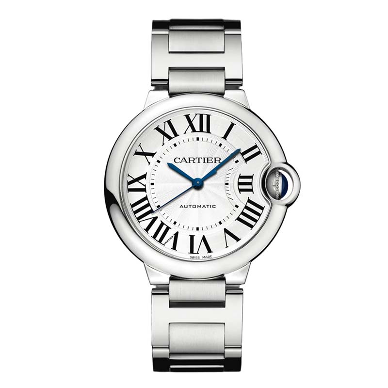 Cartier Unisex Ballon Bleu De Cartier Watch 36mm Automatic Movement in Steel-Silver (1)