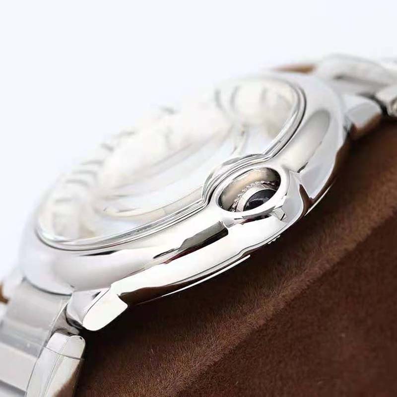 Cartier Unisex Ballon Bleu De Cartier Watch 36mm Automatic Movement in Steel-Silver (6)