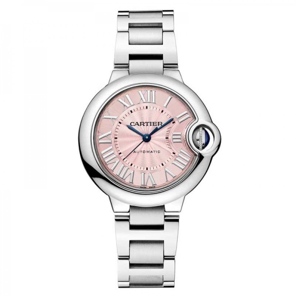 Cartier Women Ballon Bleu De Cartier Watch 33mm in Steel-Pink (1)