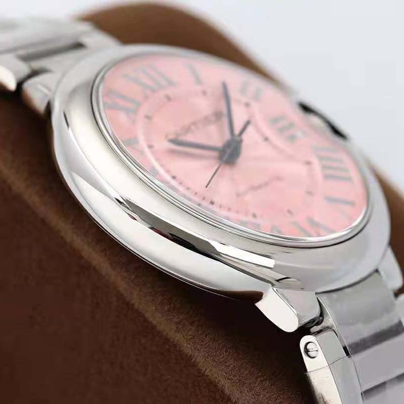 Cartier Women Ballon Bleu De Cartier Watch 33mm in Steel-Pink (7)