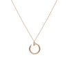 Cartier Women Juste Un Clou Necklace in Pink Gold with Diamonds