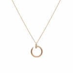 Cartier Women Juste Un Clou Necklace in Pink Gold with Diamonds