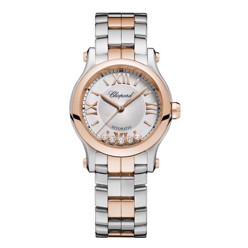 Chopard Women Happy Sport 30 mm Automatic in Rose Gold and Stainless Steel (1)