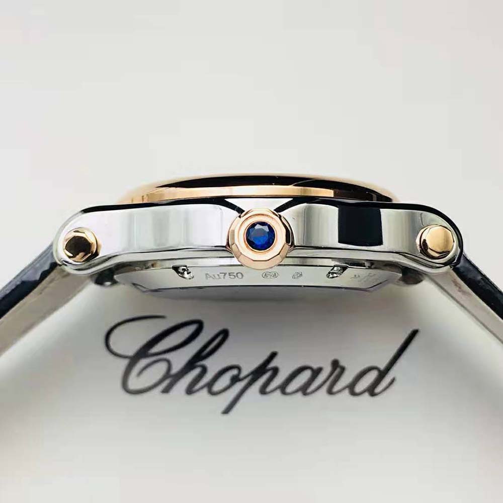 Chopard Women Happy Sport 36 mm Automatic in Rose Gold and Stainless Steel (5)