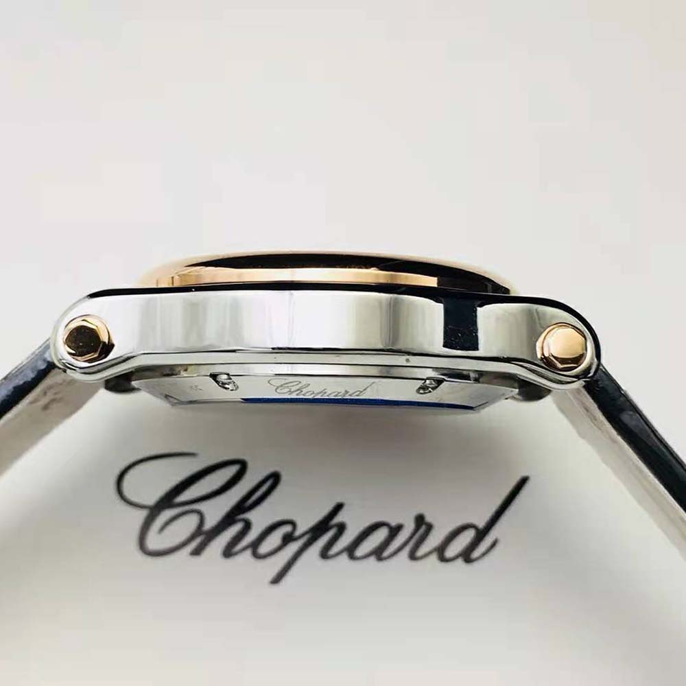 Chopard Women Happy Sport 36 mm Automatic in Rose Gold and Stainless Steel (6)