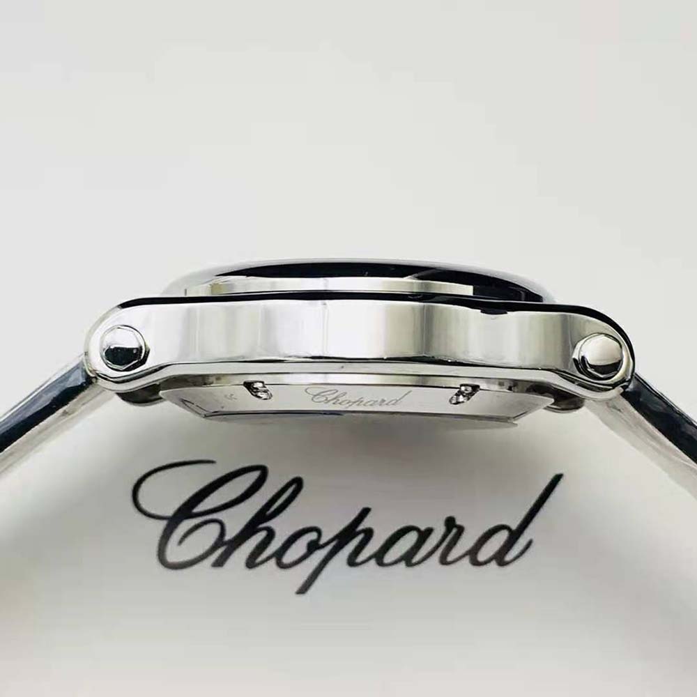 Chopard Women Happy Sport 36 mm Automatic in Stainless Steel-Navy (6)