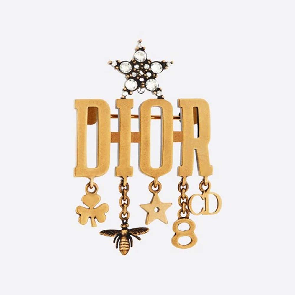 Dior Women Dio-r-evolution Brooch-Gold (1)