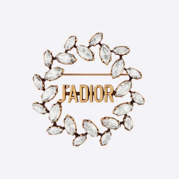 Dior Women J Adior Laurier Brooch-Gold