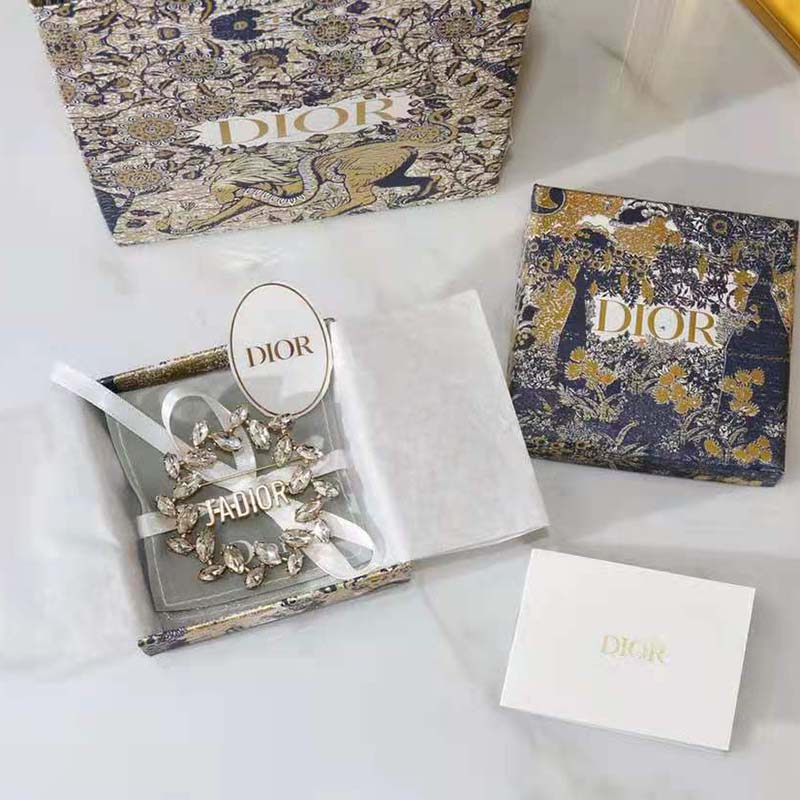 Dior Women J Adior Laurier Brooch-Gold (2)