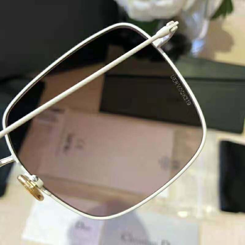 Dior Women Stellaire1 Brown Shaded Square Sunglasses-White (5)