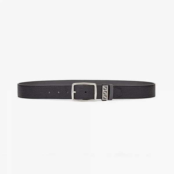 Fendi Herren Gürtel Schwarzer Ledergürtel (1)