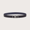 Ferragamo Men Reversible and Adjustable Gancini Belt-Black 3