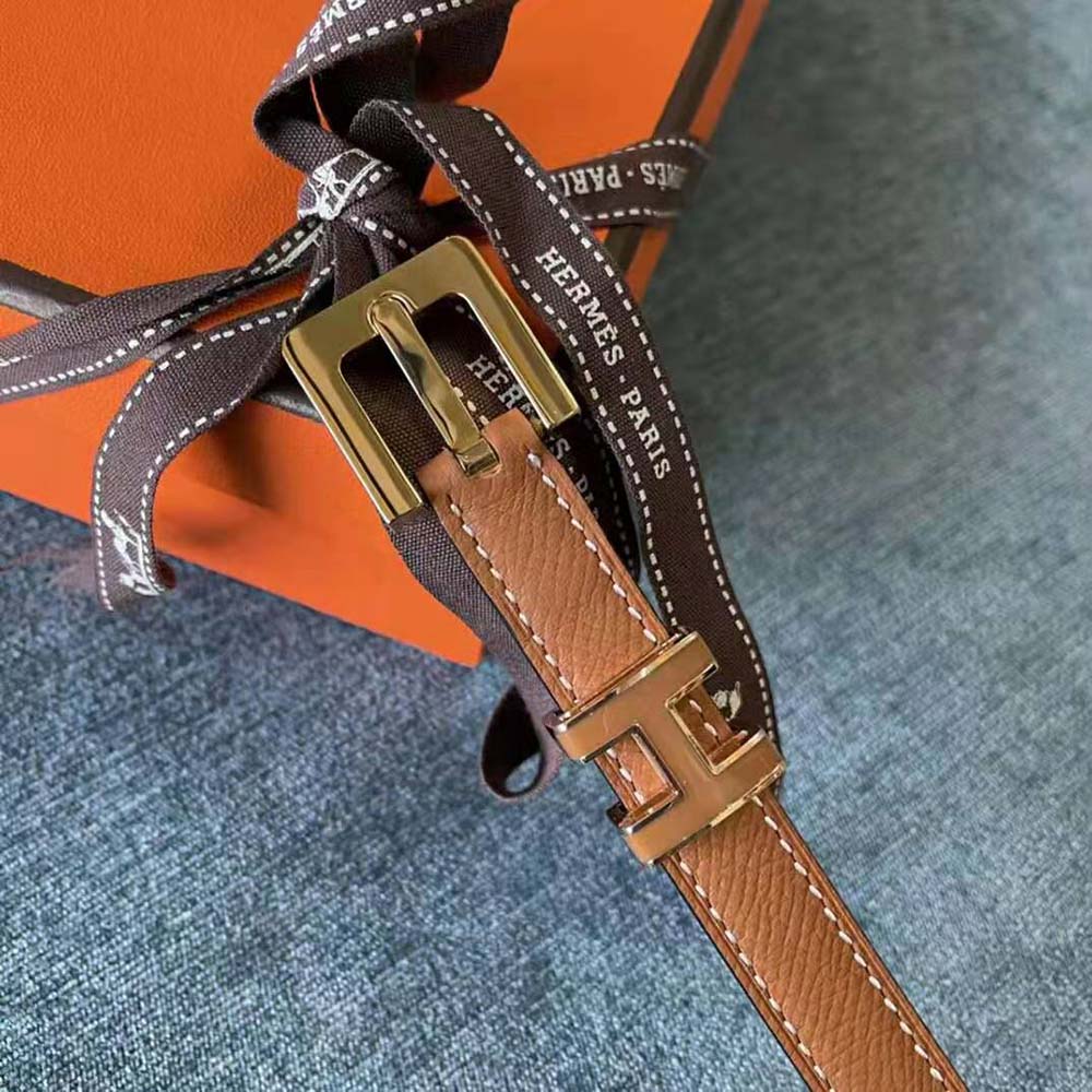 Hermes Women Pop H 15 Belt-Brown (5)