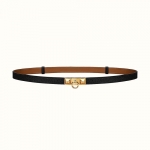 Hermes Women Rivale 18 Belt in Epsom Calfskin-Black