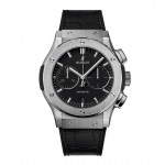 Hublot Men Classic Fusion Chronograph Titanium 45 mm-Black