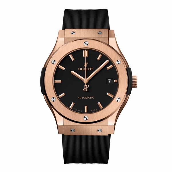 Hublot Men Classic Fusion King Gold 45 mm-Black (1)