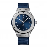 Hublot Women Classic Fusion Titanium Blue 38 mm