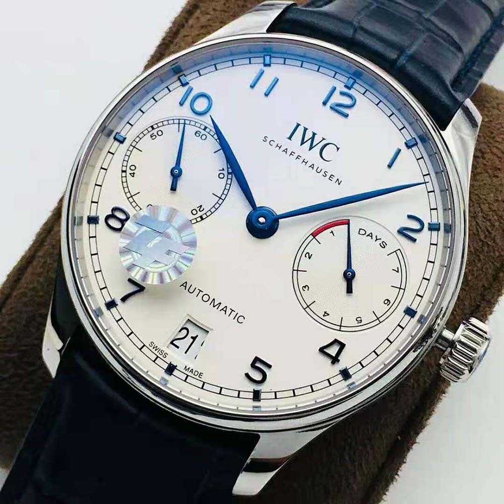 IWC Men Portugieser Automatic 42.3 mm in Stainless Steel-Silver (4)