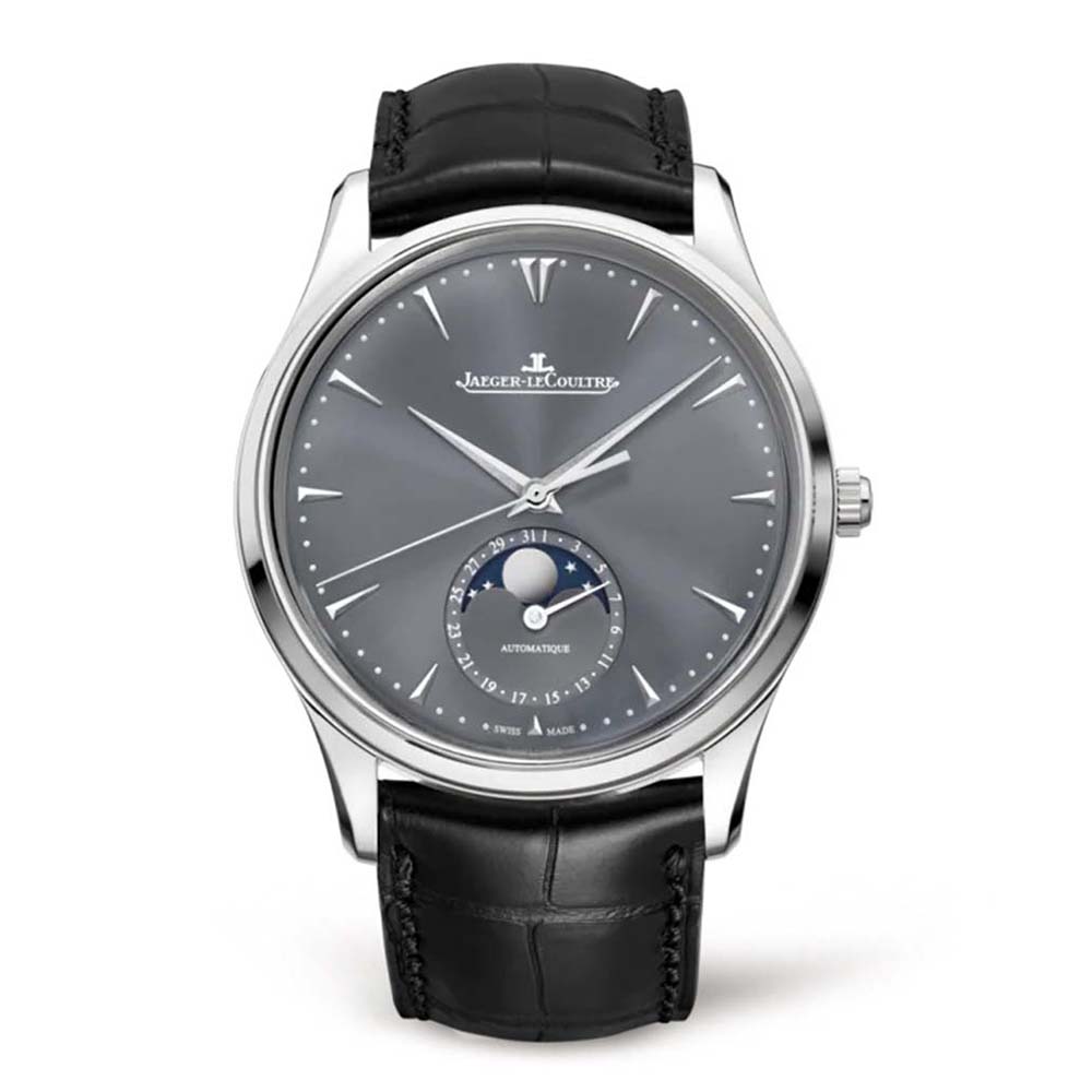 Jaeger-LeCoultre Men Master Ultra Thin Moon 39 mm in White Gold-Grey (1)