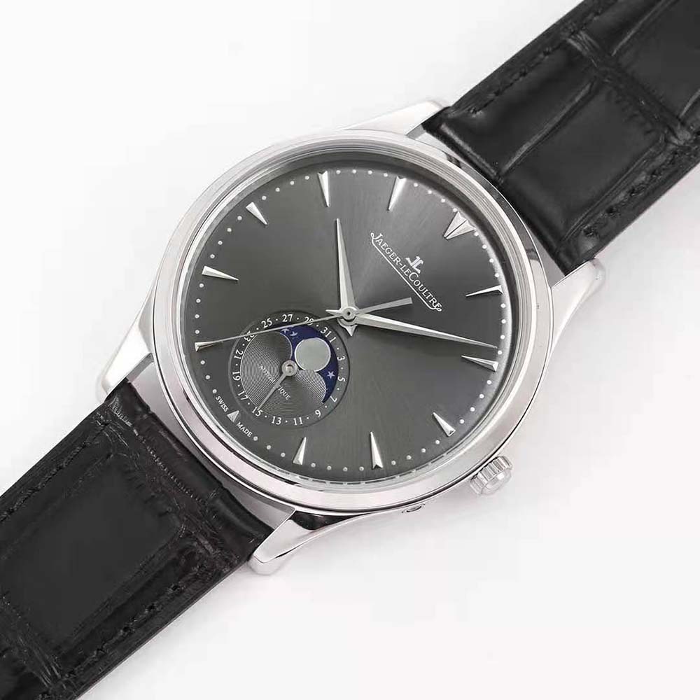 Jaeger-LeCoultre Men Master Ultra Thin Moon 39 mm in White Gold-Grey (3)