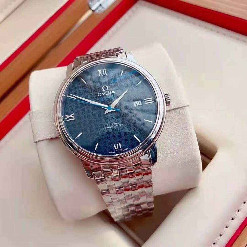 Omega Men De Ville Prestige Co‑Axial Chronometer 39.5 mm Orbis Edition-Blue (2)