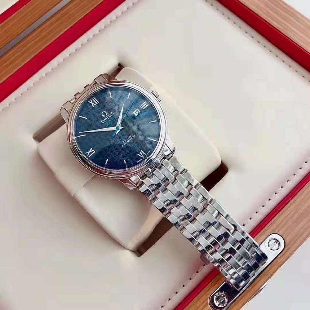 Omega Men De Ville Prestige Co‑Axial Chronometer 39.5 mm Orbis Edition-Blue (3)