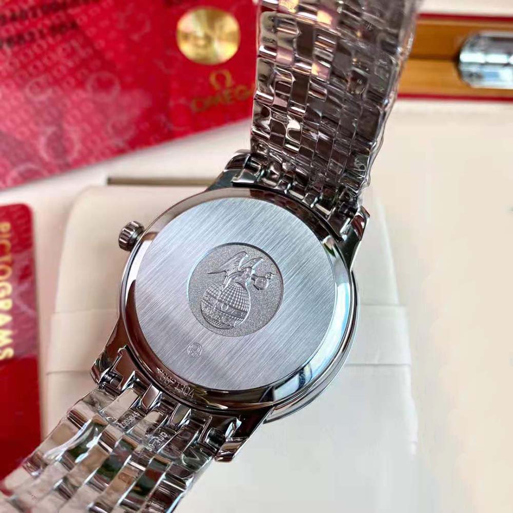 Omega Men De Ville Prestige Co‑Axial Chronometer 39.5 mm in Steel-Grey (6)